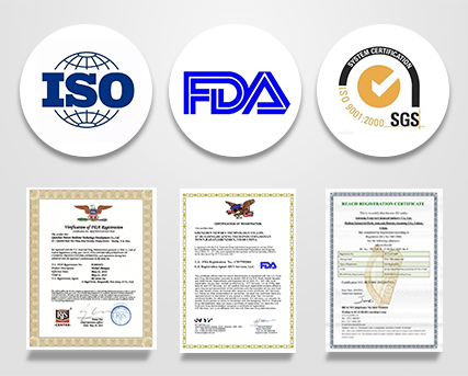 荣获多项国际资质认证,产品品质好 荣获多项国际资质认证,产品品质好